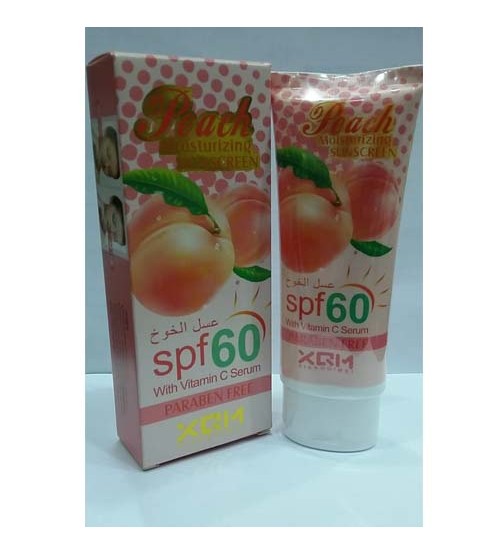 XQM Peach Moisturizing Sunscreen SPF60 100ml